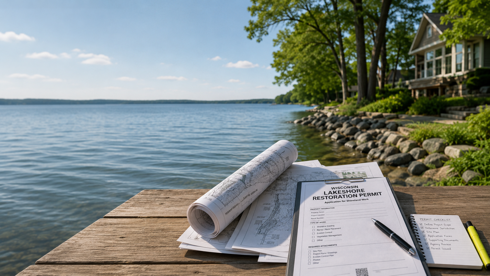 Wisconsin Lakeshore Permits: What Property Owners Need to Know Before Starting Any Shoreline Work